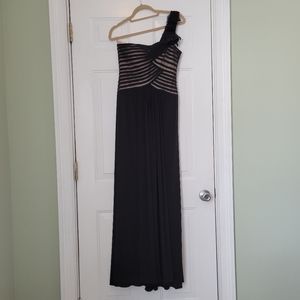 Floor Length Black Formal Dress